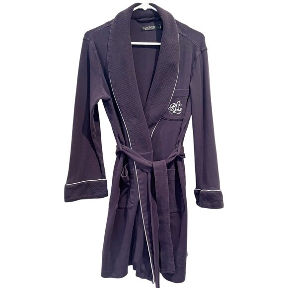 Lauren Ralph Lauren Shawl Collar Robe Size Small - Picture 1 of 8